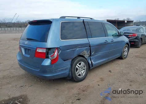 2007 Honda Odyssey Ex-L из США, поврежденный, VIN 5FNRL38607B084518